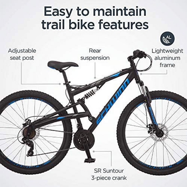 schwinn full suspension mountain bike